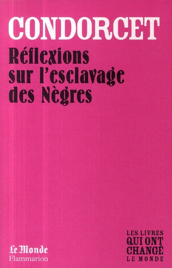 Emprunter Reflexion sur l'esclavage des negres (monde) livre