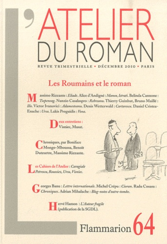 Emprunter L'ATELIER DU ROMAN - LES ROUMAINS ET LE ROMAN livre