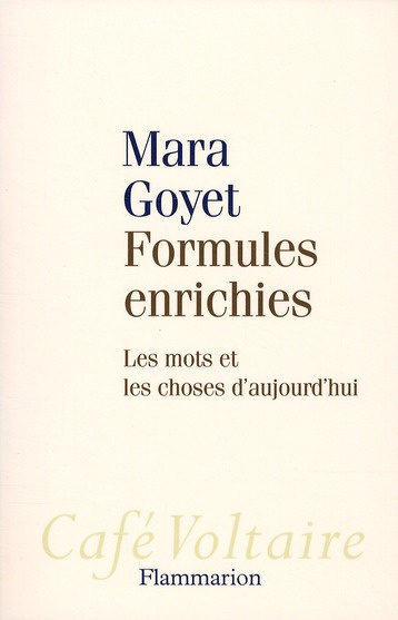 Emprunter Formules enrichies. Les mots et les choses d'aujourd'hui livre
