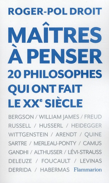 Emprunter Maîtres à penser. 20 philosophes qui ont fait le XXe siècle livre