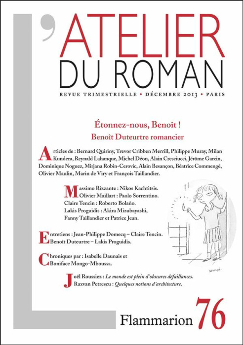 Emprunter L'ATELIER DU ROMAN - ETONNEZ-NOUS BENOIT ! : BENOIT DUTEURTRE ROMANCIER livre