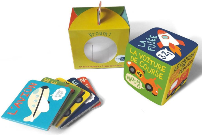 Emprunter Vroum. 1 dé en mousse et 6 histoires douces livre