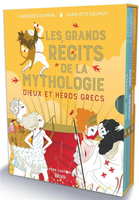 Emprunter Dieux et héros grecs. Coffret en 3 volumes : Dieux & déesses de la mythologie grecque ; Héroïnes & h livre