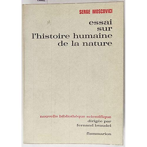 Emprunter ESSAI SUR L'HISTOIRE HUMAINE DE LA NATURE livre