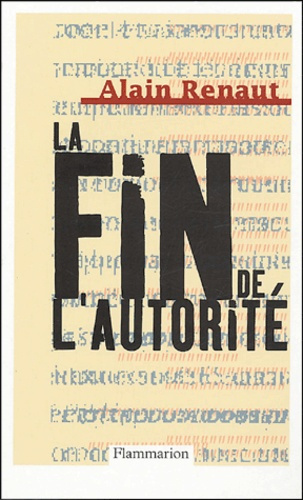Emprunter La fin de l'autorité livre