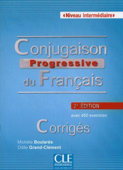 Emprunter Conjugaison progressive du français Niveau intermédiaire. Corrigés, 2e édition livre