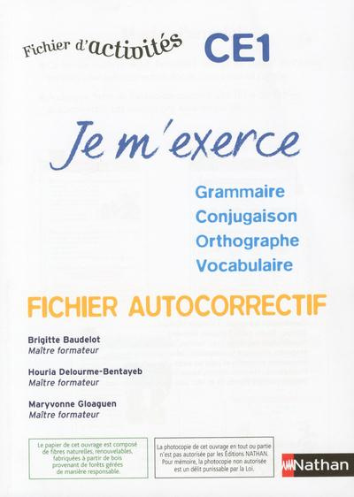 Emprunter Je m'exerce - autocorrectif - CE1 livre