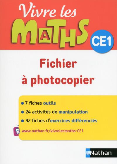 Emprunter Vivre les maths CE1. Fichier à photocopier, Edition 2015 livre
