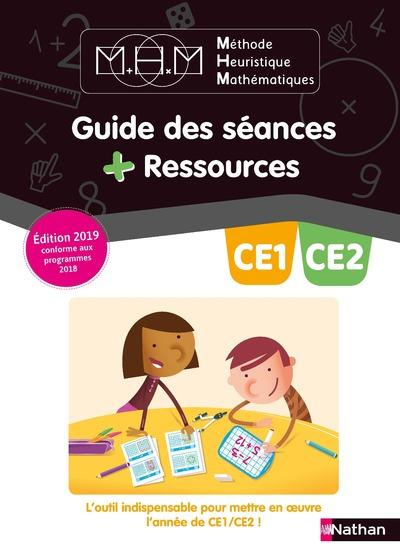 Emprunter Méthode Heuristique Mathématiques CE1-CE2. Guide des séances Ressources, Edition 2019 livre