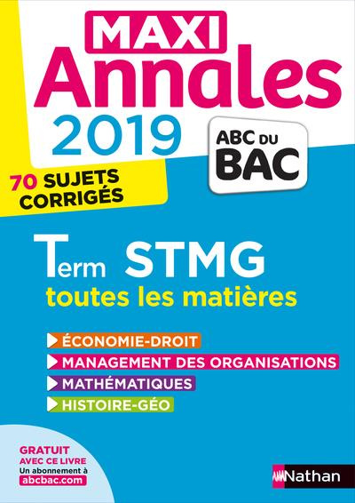 Emprunter Toutes les matières Tle STMG. 100 sujets corrigés, Edition 2019 livre