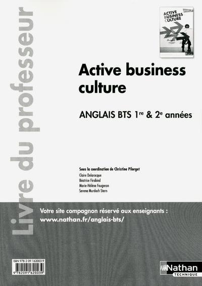 Emprunter Anglais BTS 1re et 2e années Active Business Culture. Livre du professeur livre