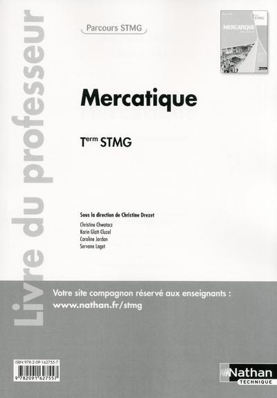 Emprunter Mercatique Tle STMG. Livre du professeur livre