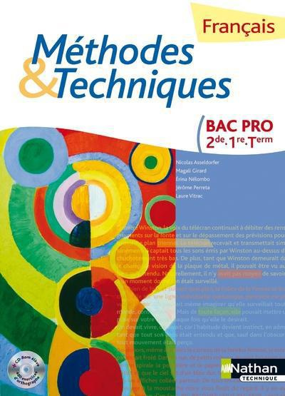 Emprunter Francais Bac Pro 2de/1e/Tle. Méthodes et techniques, avec 1 CD-ROM livre