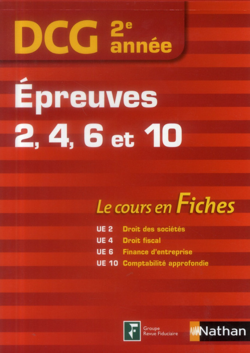 Emprunter DCG 2e année Epreuves 2, 4, 6 et 10 livre