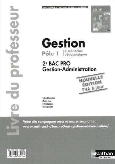 Emprunter Gestion Pôle 1 - 2e Bac Pro Gestion-Administration. Livre du professeur livre