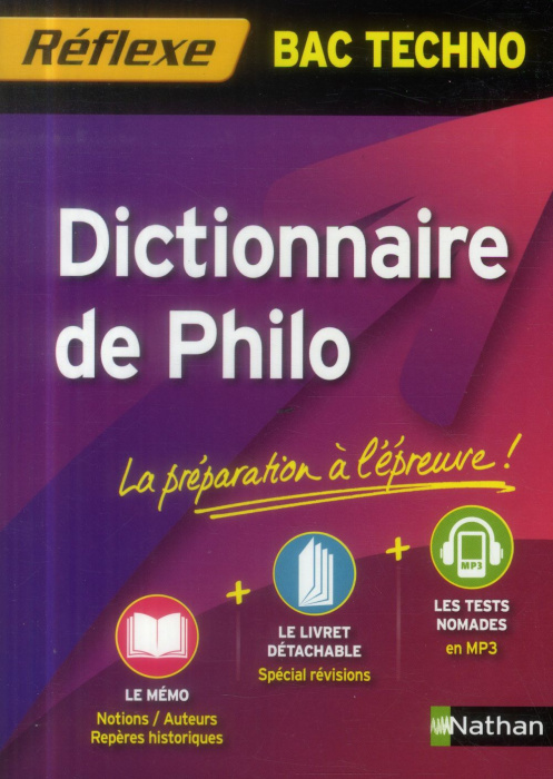 Emprunter Dictionnaire de Philo Bac Techno livre
