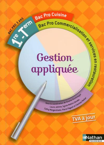 Emprunter Gestion appliquée 1e - Tle Bac Pro cuisine / commercialisation et services en restauration livre