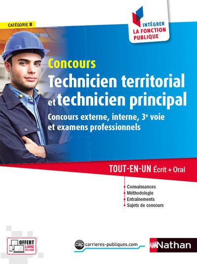 Emprunter Concours technicien territorial et technicien principal. Catégorie B, Concours externe, interne, 3e livre