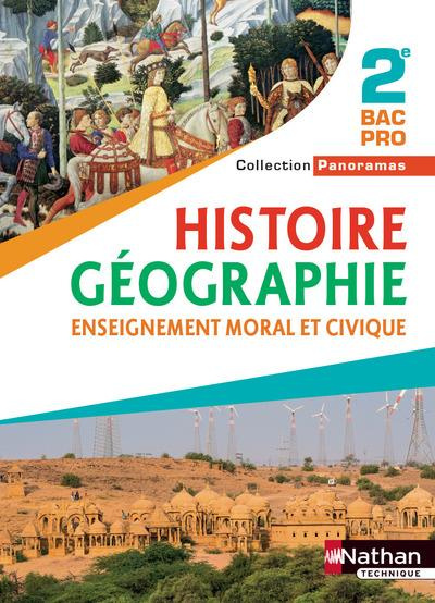 Emprunter Histoire-géographie, Enseignement moral et civique 2e Bac Pro Panoramas. Edition 2017 livre