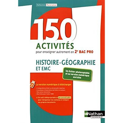 Emprunter 150 activités pour enseigner autrement en 2e Bac Pro Histoire-Géographie Enseignement moral et civiq livre