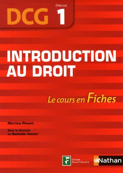 Emprunter Introduction au droit DCG 1 livre