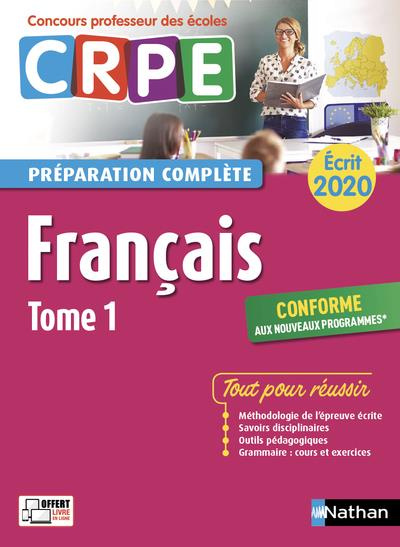 Emprunter Français écrit CRPE. Tome 1, Edition 2020 livre