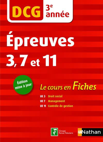 Emprunter DCG 3e année Epreuves 3, 7 et 11. Edition 2018 livre