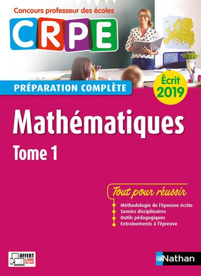 Emprunter Mathématiques écrit. Tome 1, Edition 2019 livre