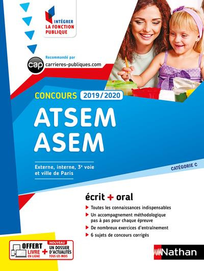 Emprunter ATSEM ASEM. Concours externe, interne, 3e voie et ville de Paris, Edition 2019-2020 livre