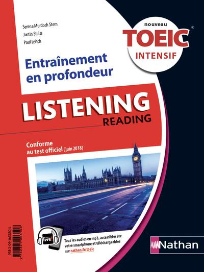 Emprunter Listening, reading. Nouveau TOEIC ntensif, Edition 2019 livre