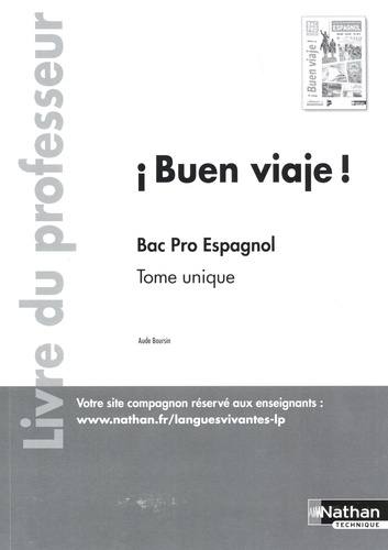 Emprunter Espagnol Bac Pro Buen viaje! Tome unique. Livre du professeur, Edition 2020 livre