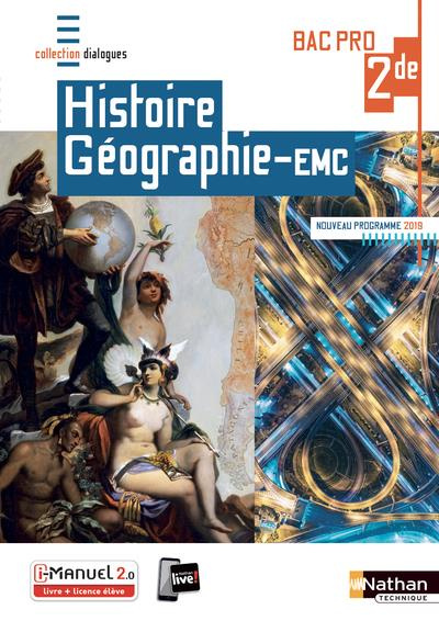 Emprunter Histoire-Géographie-EMC 2de Bac Pro. Edition 2019 livre
