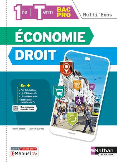 Emprunter ECONOMIE DROIT - 1RE/TERM BAC PRO (MULTI'EXOS) LIVRE LICENCE ELEVE - 2022 livre
