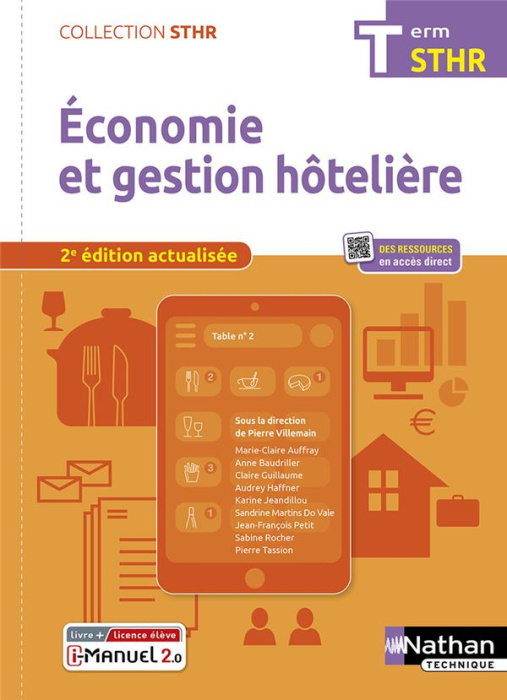 Emprunter Economie et Gestion Hôtelière Tle STHR. 2e édition actualisée livre