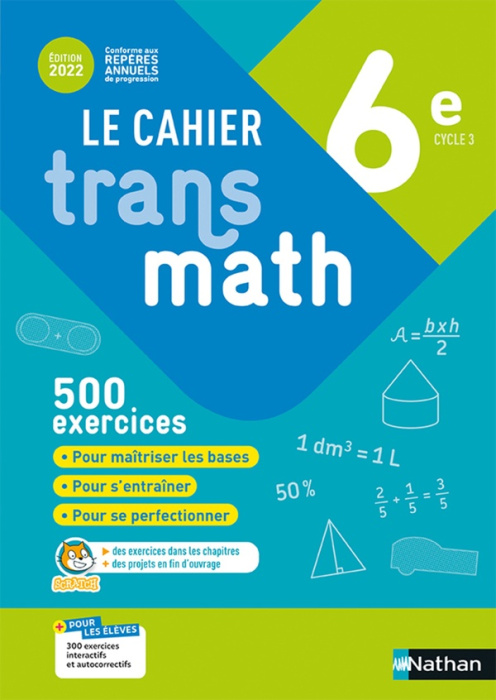 Emprunter Le cahier Transmath 6e. Edition 2022 livre