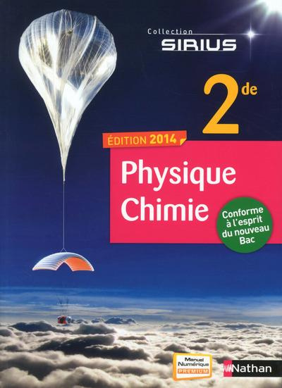 Emprunter Physique Chimie 2e. Edition 2014 livre