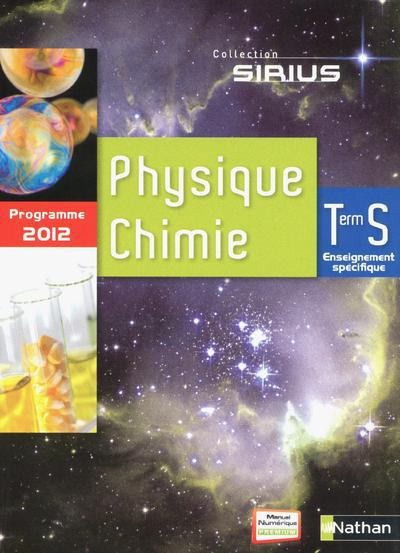 Emprunter Sirius Physique Chimie Tle S. Edition 2012 livre