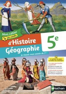 Emprunter Mon cahier bi-média d'Histoire-Géographie 5e. Edition 2021 livre