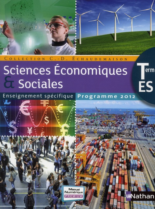 Emprunter Sciences Economiques et Sociales Tle ES. Programme 2012, Petit format livre