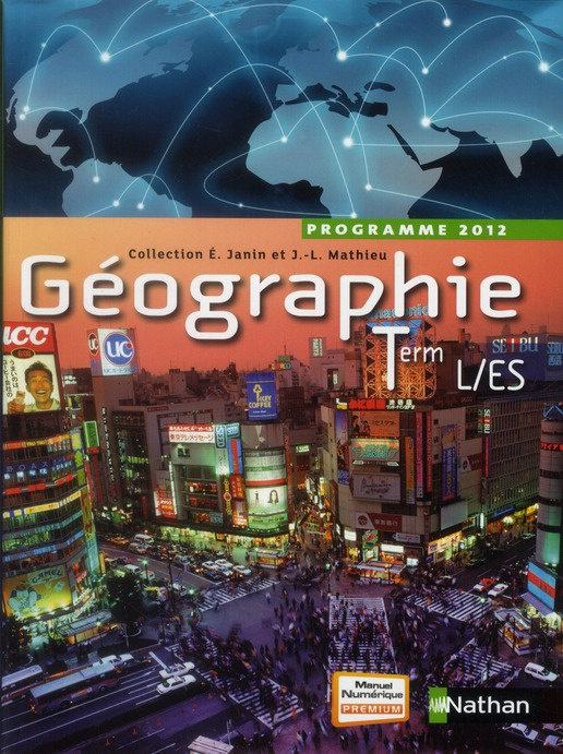 Emprunter Géographie Tle L/ES. Programme 2012 livre