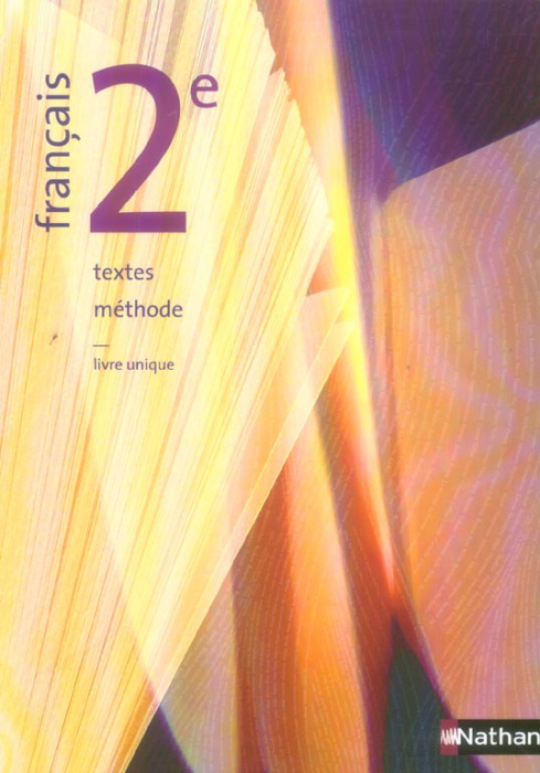 Emprunter Français 2e. Textes, méthode livre