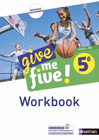 Emprunter Anglais 5e Cycle 4 A2 Give me five ! Workbook livre