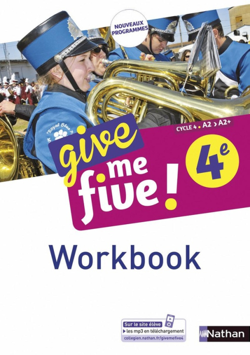 Emprunter Anglais 4e Cycle 4 A2-A2 Give me five ! Workbook livre