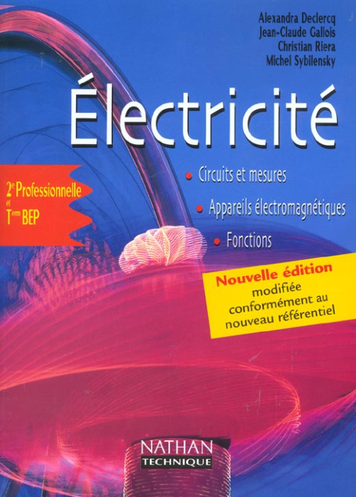 Emprunter Electricité 2nde Professionnelle et Terminale BEP livre