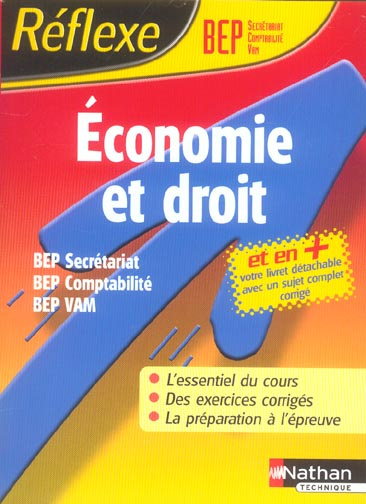 Emprunter Economie et droit BEP Secrétariat Comptabilité VAM livre