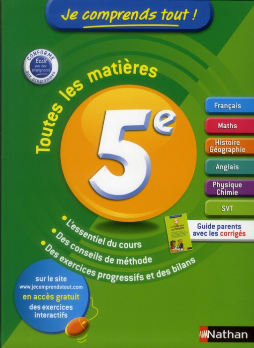 Emprunter Toutes les matières 5e livre