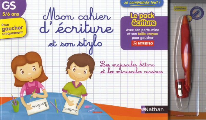 Emprunter Cahier d'écriture - Grande section 5/6 ans. Avec son porte-mine et son taille-crayon pour gaucher livre