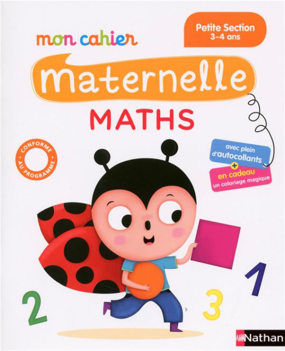 Emprunter Maths Petite section Mon cahier maternelle livre