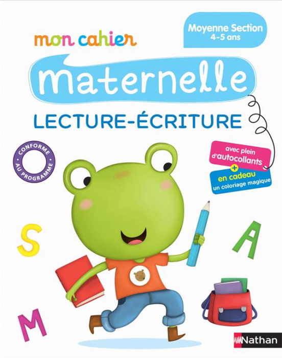 Emprunter Mon cahier maternelle lecture-écriture. Moyenne Section 4-5 ans livre