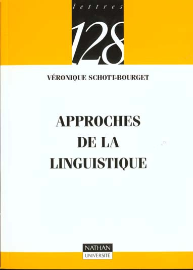 Emprunter APPROCHES DE LA LINGUISTIQUE livre